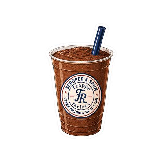 Scooped and Spun Frappe Reviews Kiss-Cut Vinyl Decal