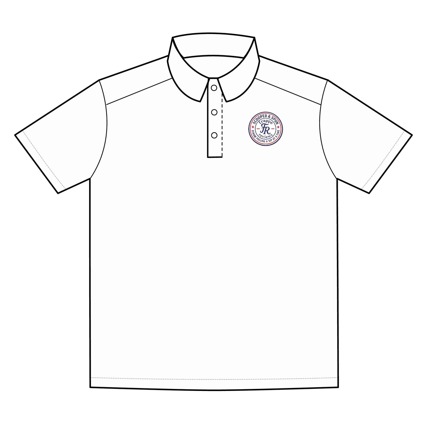 Men's Snag‑Proof Polo Shirt with Scooped and Spun Embroidery