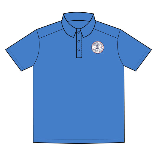Men's Snag‑Proof Polo Shirt with Scooped and Spun Embroidery