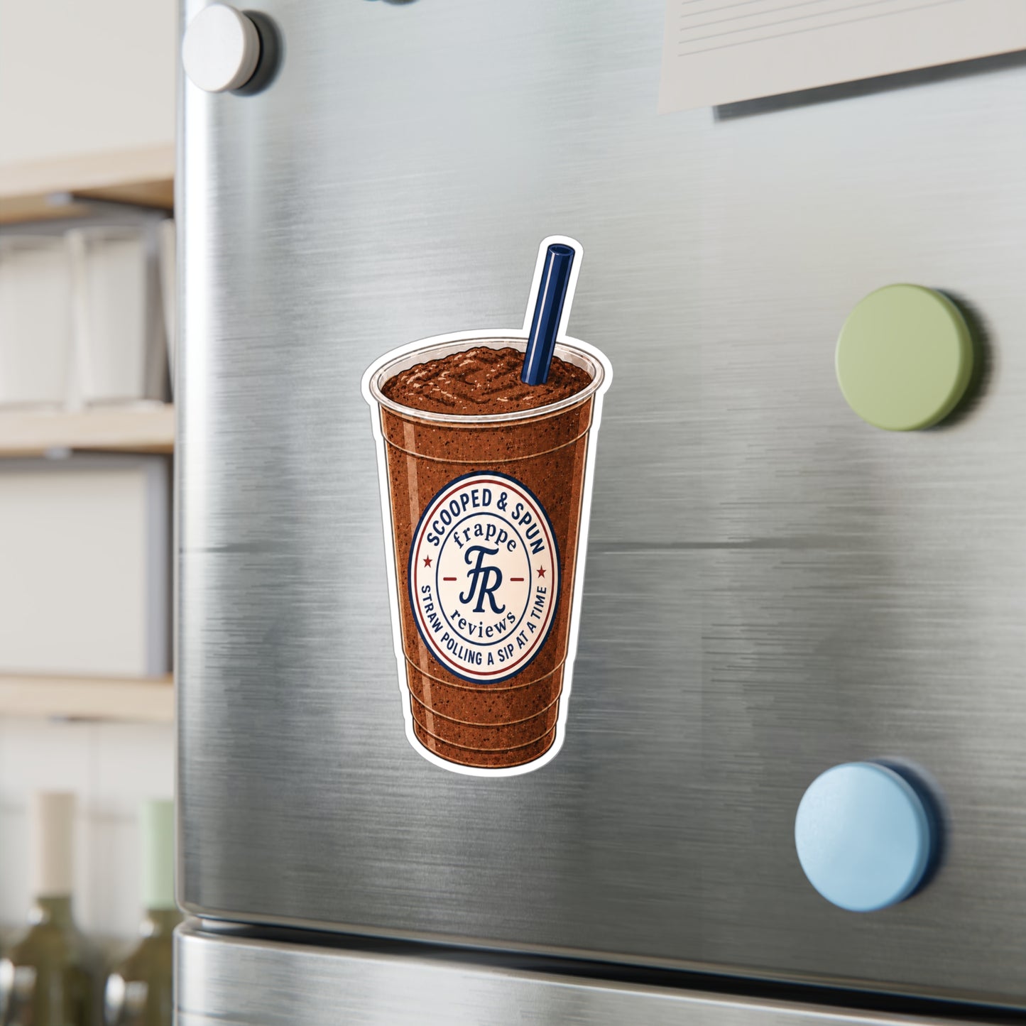 Scooped and Spun Frappe Reviews Kiss-Cut Vinyl Decal