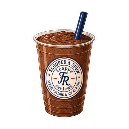Scooped and Spun Frappe Reviews Kiss-Cut Vinyl Decal