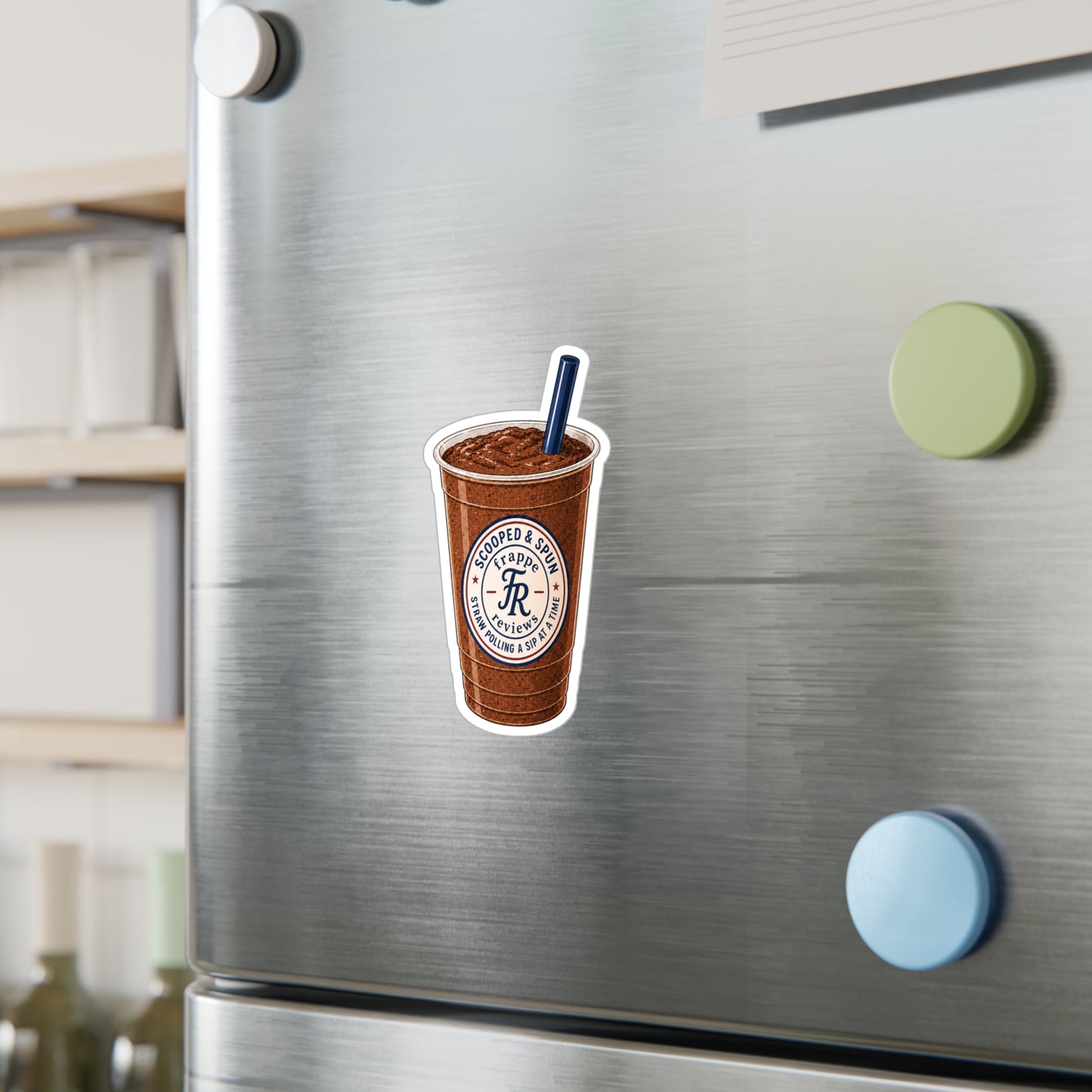 Scooped and Spun Frappe Reviews Kiss-Cut Vinyl Decal