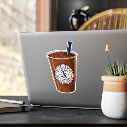 Scooped and Spun Frappe Reviews Kiss-Cut Vinyl Decal