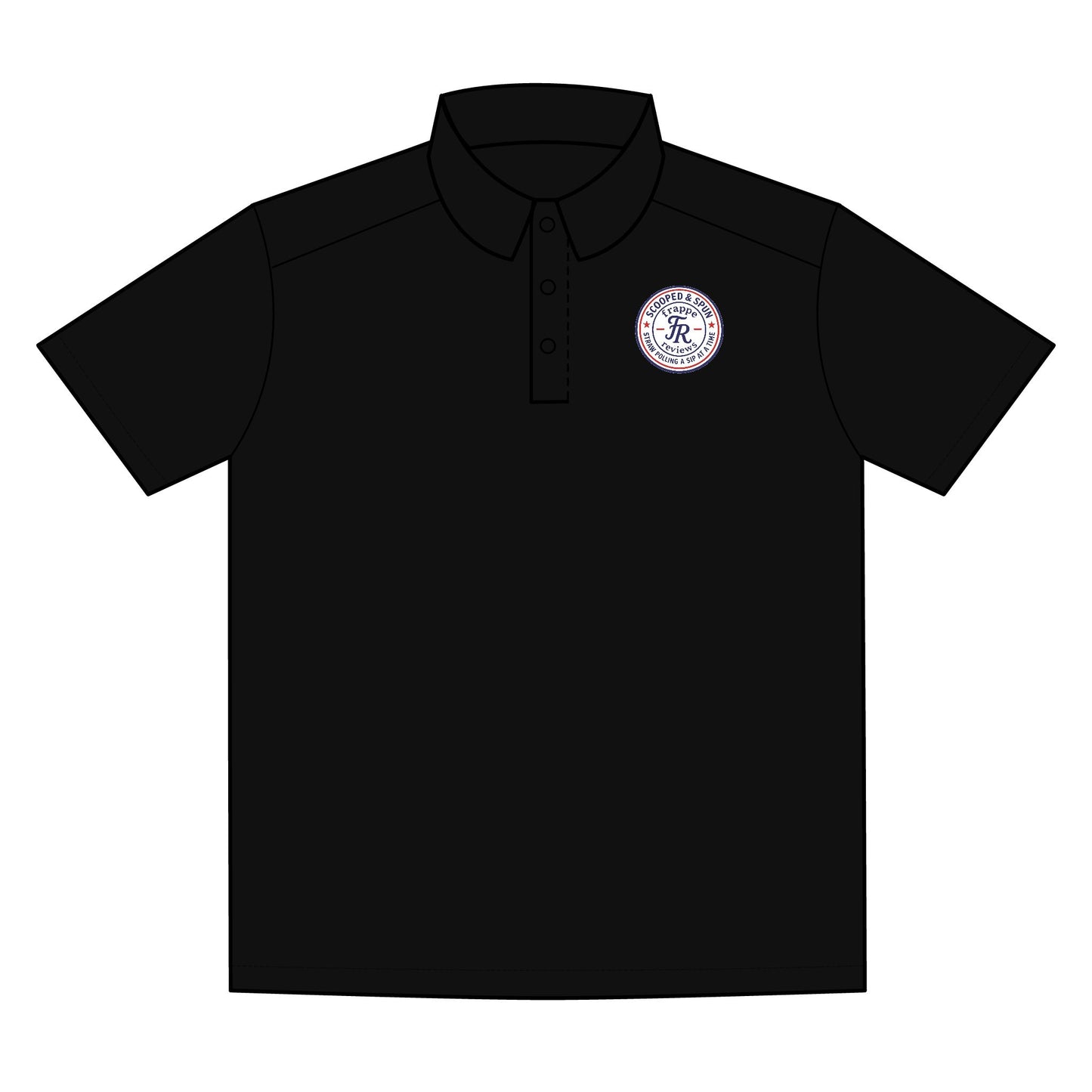 Men's Snag‑Proof Polo Shirt with Scooped and Spun Embroidery