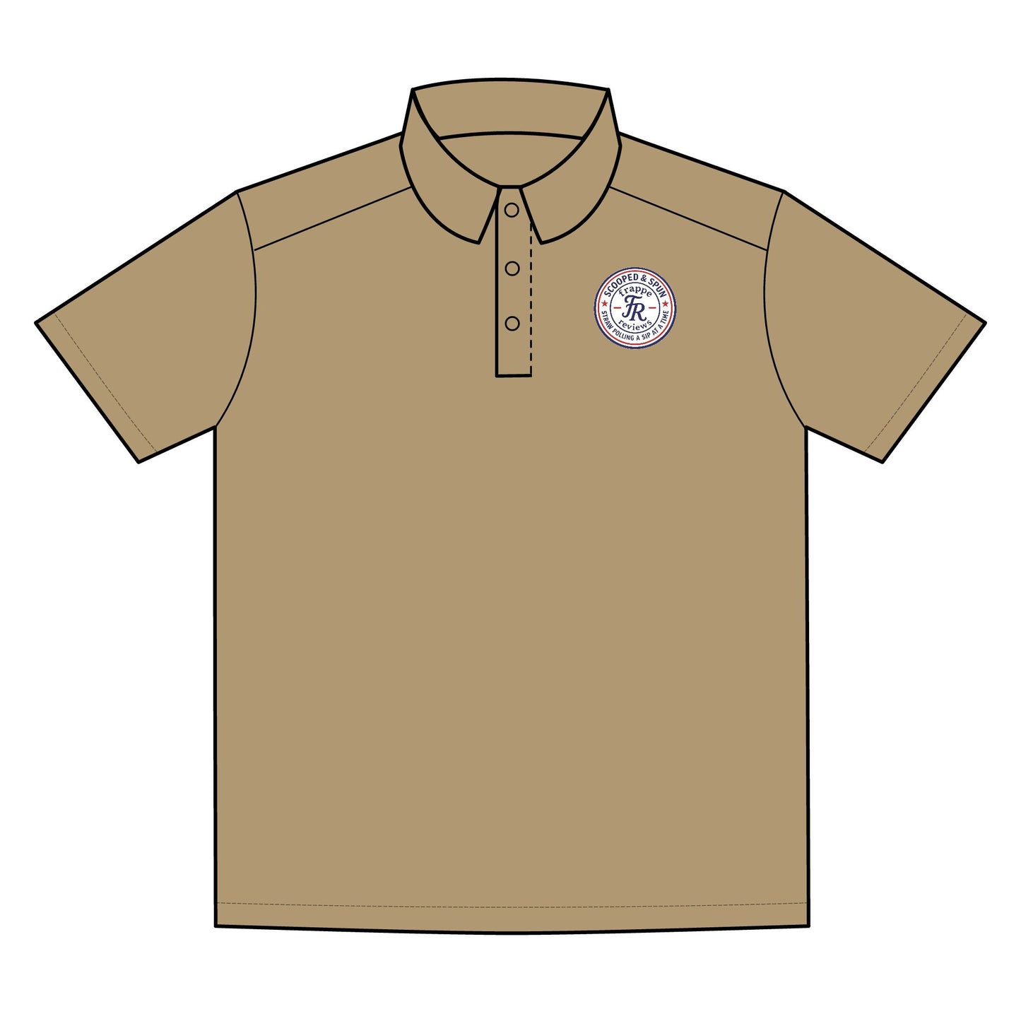Men's Snag‑Proof Polo Shirt with Scooped and Spun Embroidery
