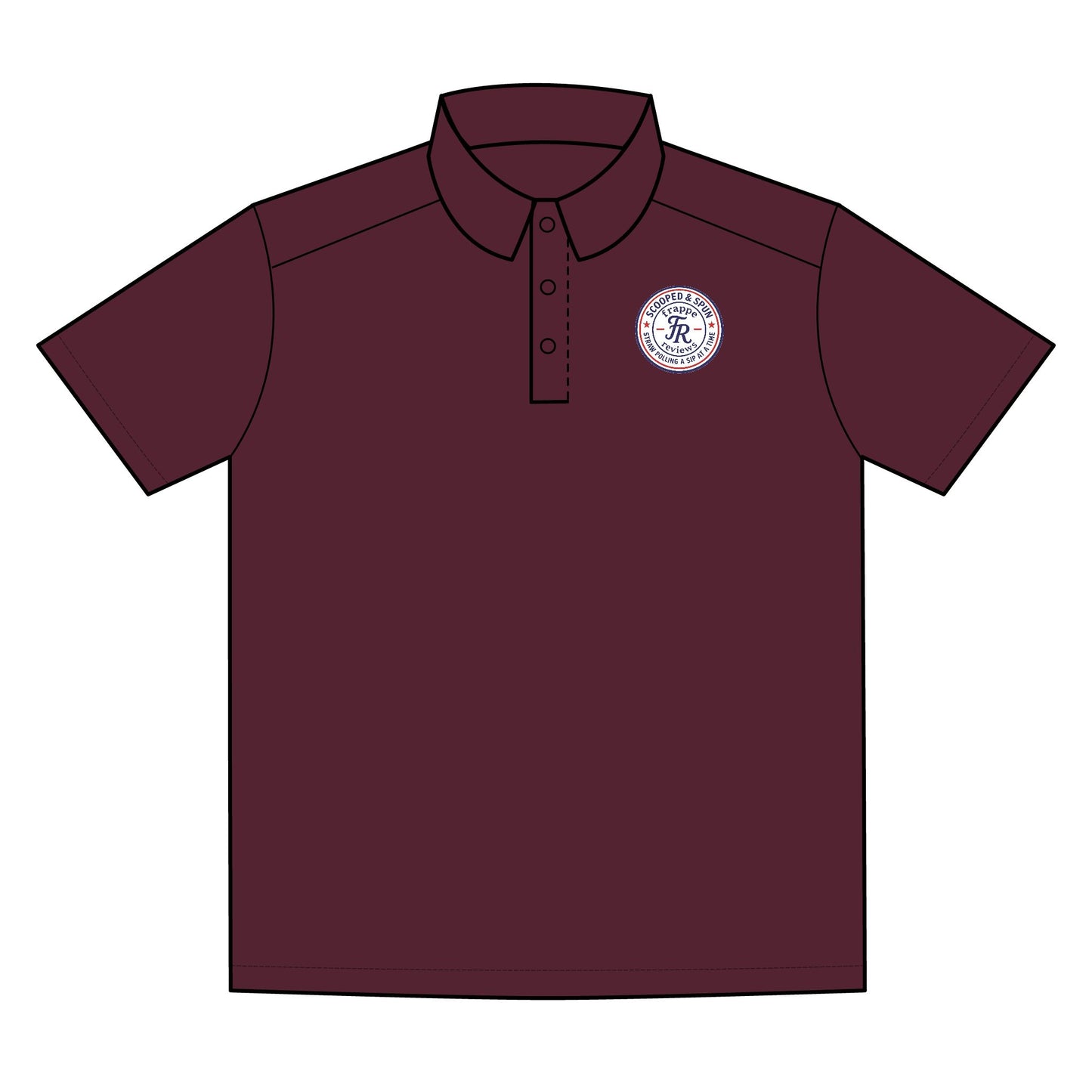 Men's Snag‑Proof Polo Shirt with Scooped and Spun Embroidery