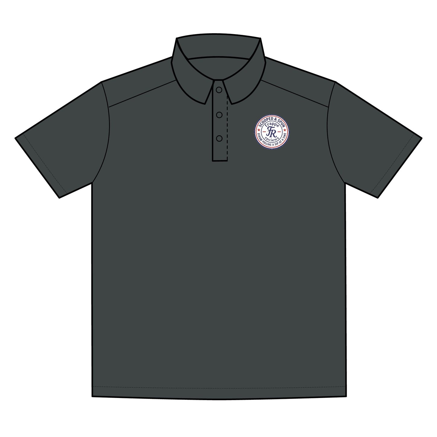 Men's Snag‑Proof Polo Shirt with Scooped and Spun Embroidery