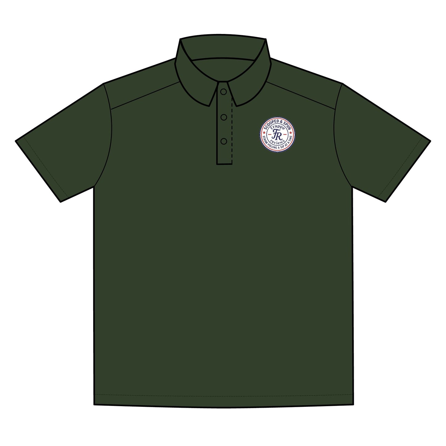 Men's Snag‑Proof Polo Shirt with Scooped and Spun Embroidery