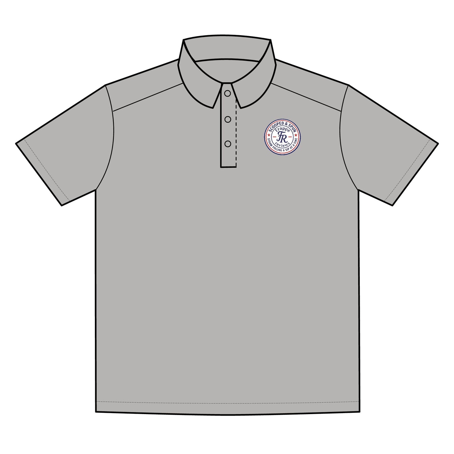 Men's Snag‑Proof Polo Shirt with Scooped and Spun Embroidery