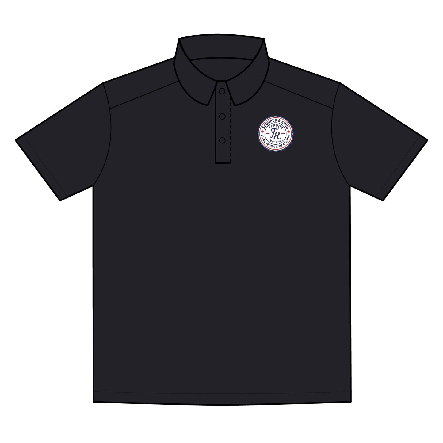 Men's Snag‑Proof Polo Shirt with Scooped and Spun Embroidery
