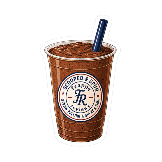 Scooped and Spun Frappe Reviews Kiss-Cut Vinyl Decal